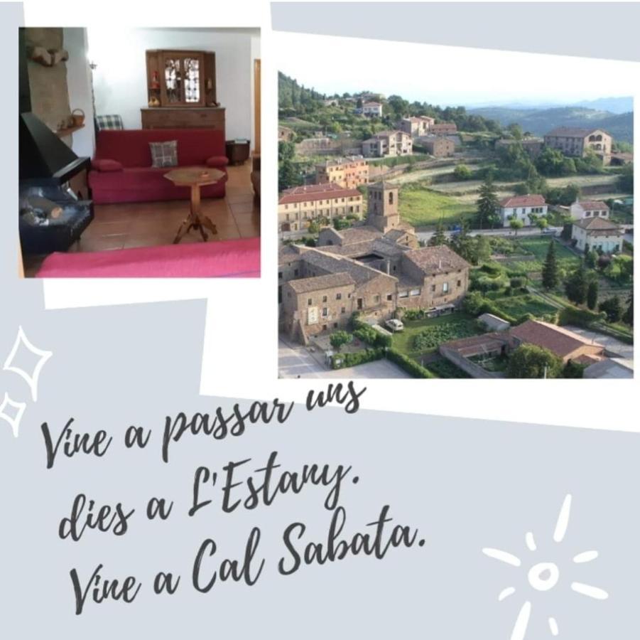 Aparthotel Cal Sabata à Estany Extérieur photo